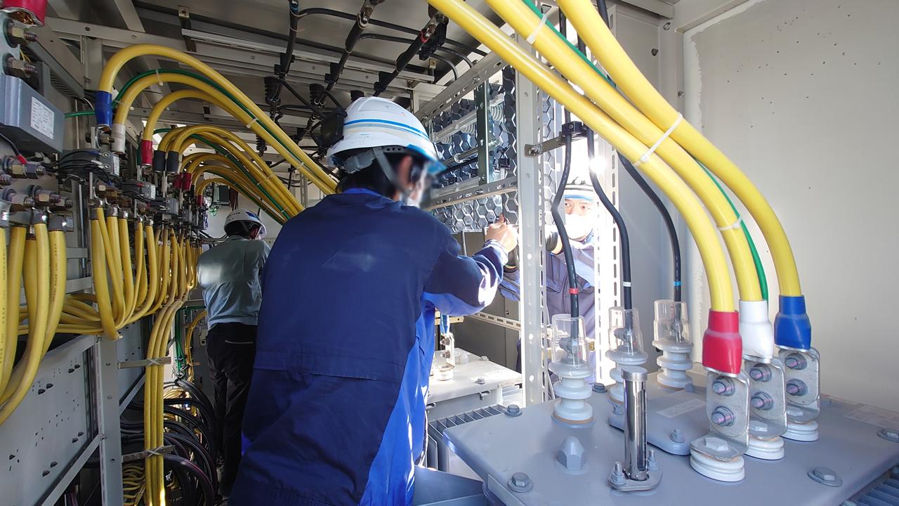 R6.11 某医療施設高圧受変電設備大規模改修工事③